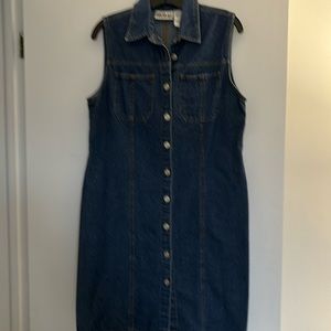 Denim dress sleeveless